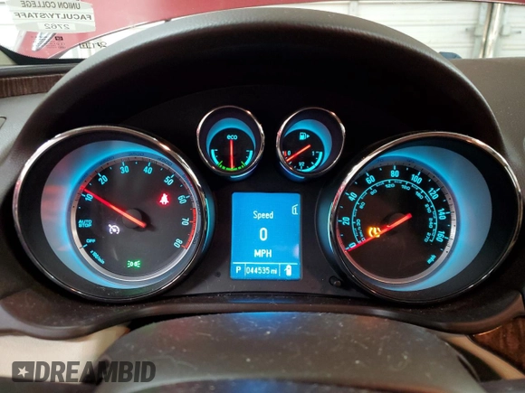 2012 Buick Regal with VIN 2G4GR5ER5C9213573, listed as a Copart auction lot 82206884 with 44,535 mi miles and Salvage Title. Bid and sale history available at carsss.com. Image 9.