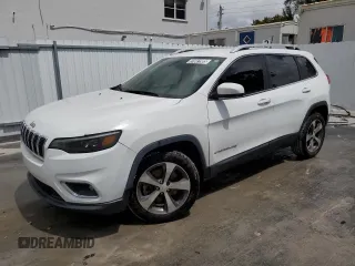 2020 Jeep Cherokee Limited with VIN 1C4PJLDB4LD530011, listed as a Copart auction lot 51041985 with 53,590 mi miles and Clean Title. Bid and sale history available at carsss.com. Image 1.