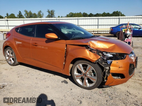 2016 Hyundai Veloster with VIN KMHTC6AD4GU299905, listed as a Copart auction lot 70453733 with 72,665 mi miles. Bid and sale history available at carsss.com. Image 4.