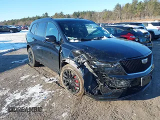 2024 Cadillac XT6 AWD Sport with VIN 1GYKPHRS4RZ700307, listed as a IAAI auction lot 41257556 with 18,292 mi miles. Bid and sale history available at carsss.com. Image 1.