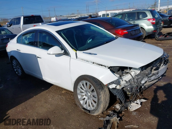 2012 Buick Regal Premium 1 with VIN 2G4GS5EK0C9149112, listed as a IAAI auction lot 41187250 with 94,852 mi miles. Bid and sale history available at carsss.com. Image 1.
