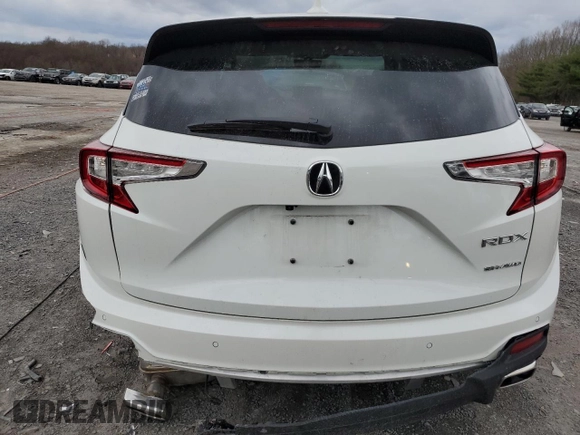 2023 Acura RDX w/Advance Package with VIN 5J8TC2H75PL004623, listed as a Copart auction lot 46921894 with 17,104 mi miles. Bid and sale history available at carsss.com. Image 6.