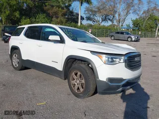 2017 GMC Acadia SLE with VIN 1GKKNKLA6HZ161121, listed as a IAAI auction lot 41498482 with 109,125 mi miles. Bid and sale history available at carsss.com. Image 1.