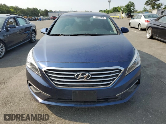 2016 Hyundai Sonata SE с VIN 5NPE24AF8GH317452, выставлен на аукционе Copart как лот 60653965 с пробегом 78 558 миль миль и Списание • Salvage title. История ставок и продаж доступна на DreamBid. Изображение 5.
