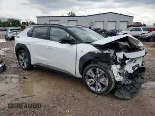 2023 Subaru Solterra Touring with VIN JTMABABA4PA003434, listed as a Copart auction lot 59837165 with 9,587 mi miles and Salvage title. Bid and sale history available at DreamBid. Image 4.