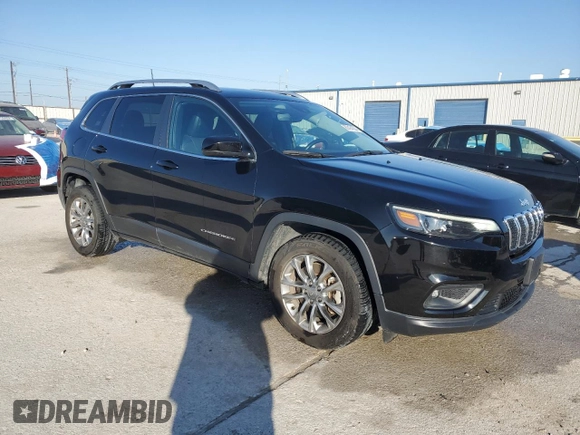 2021 Jeep Cherokee Latitude Lux with VIN 1C4PJLMX5MD107631, listed as a Copart auction lot 87474524 with 87,041 mi miles and Salvage Title. Bid and sale history available at carsss.com. Image 4.
