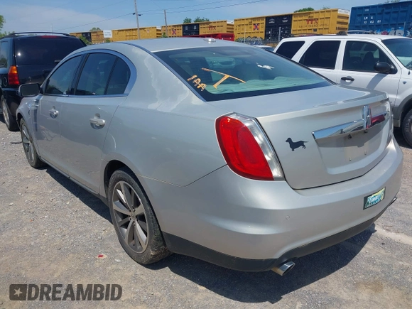 2009 Lincoln MKS with VIN 1LNHM94R39G624203, listed as a IAAI auction lot 42036763 with 177,902 mi miles. Bid and sale history available at carsss.com. Image 3.