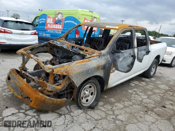 2019 Ram 1500 Tradesman with VIN 3C6RR7KG6KG674384, listed as a Copart auction lot 81525714 with Not provided miles and Non repairable. Bid and sale history available at DreamBid. Image 1.
