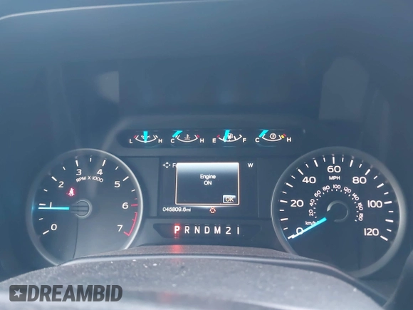 2015 Ford F-150 XL with VIN 1FTEW1CG4FKF06463, listed as a IAAI auction lot 41798824 with 45,809 mi miles and . Bid and sale history available at DreamBid. Image 7.