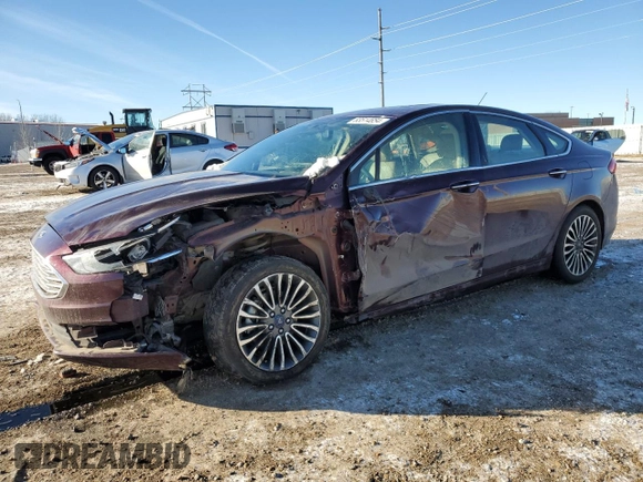 2017 Ford Fusion SE with VIN 3FA6P0HDXHR211897, listed as a Copart auction lot 83514654 with 128,914 mi miles and Salvage Title. Bid and sale history available at DreamBid. Image 1.