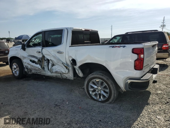 2021 Chevrolet Silverado 1500 LTZ with VIN 3GCUYGED3MG406404, listed as a Copart auction lot 54153355 with 108,149 mi miles and Salvage Title. Bid and sale history available at DreamBid. Image 2.
