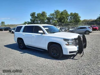 2016 Chevrolet Tahoe Commercial with VIN 1GNSKDEC1GR405102, listed as a Copart auction lot 73126294 with 185,351 mi miles and Clean Title. Bid and sale history available at carsss.com. Image 3.