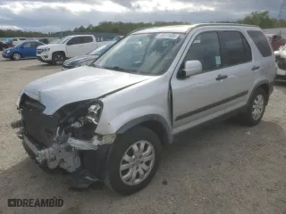 2006 Honda CR-V EX with VIN JHLRD788X6C059954, listed as a Copart auction lot 50611605 with 187,705 mi miles and Salvage Title. Bid and sale history available at carsss.com. Image 1.