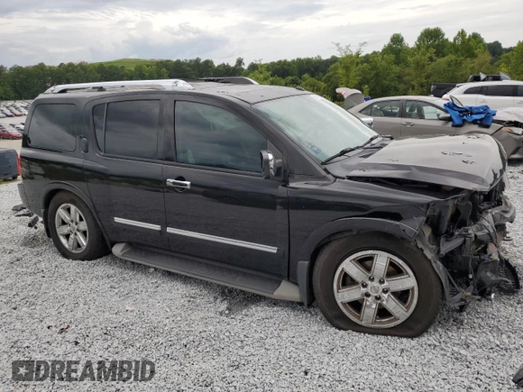 2012 Nissan Armada Platinum z VIN 5N1AA0NC4CN613049, wystawiony jako Copart lot #64414564 z przebiegiem 143 009 mil mil oraz Szkoda całkowita • Salvage title. Historia ofert i sprzedaży dostępna na DreamBid. Obrazek 4.
