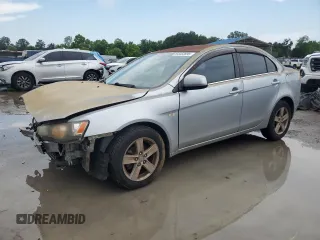 2008 Mitsubishi Lancer DE with VIN JA3AU26U68U037698, listed as a Copart auction lot 54453695 with 177,277 mi miles and Salvage title. Bid and sale history available at DreamBid. Image 1.