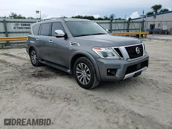 2018 Nissan Armada SL with VIN JN8AY2ND1JX002521, listed as a Copart auction lot 69490424 with 117,109 mi miles and Non Repairable. Bid and sale history available at carsss.com. Image 12.