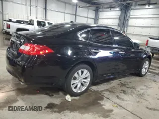 2011 Infiniti M37 with VIN JN1BY1AR1BM371915, listed as a Copart auction lot 48569425 with 162,303 mi miles and Salvage Title. Bid and sale history available at carsss.com. Image 3.