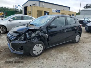 2024 Mitsubishi Mirage ES с VIN ML32AUHJ8RH034814, выставлен на аукционе Copart как лот 59793145 с пробегом 9 200 миль миль и На запчасти • Non repairable. История ставок и продаж доступна на DreamBid. Изображение 1.