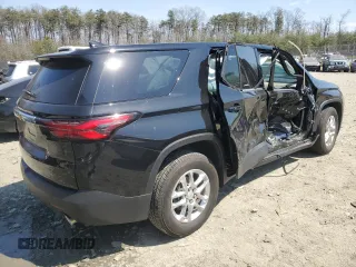 2023 Chevrolet Traverse LS with VIN 1GNERFKW9PJ279511, listed as a Copart auction lot 49934445 with 11,708 mi miles and Salvage title. Bid and sale history available at DreamBid. Image 3.
