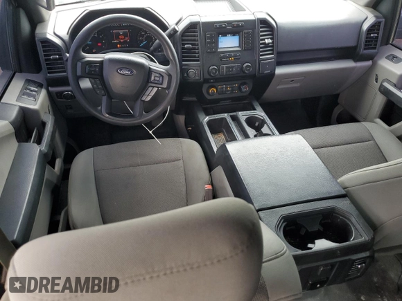 2018 Ford F-150 XL with VIN 1FTEW1E50JFC65370, listed as a Copart auction lot 59222655 with 213,487 mi miles and Salvage title. Bid and sale history available at DreamBid. Image 8.