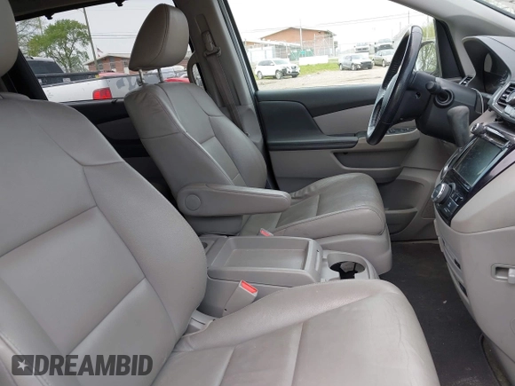 2014 Honda Odyssey EX-L with VIN 5FNRL5H60EB115792, listed as a IAAI auction lot 42064607 with 191,055 mi miles and . Bid and sale history available at carsss.com. Image 5.