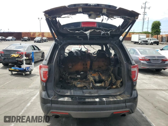 2017 Ford Explorer XLT with VIN 1FM5K7DH4HGD12698, listed as a Copart auction lot 53194675 with Not Provided miles and Salvage Title. Bid and sale history available at carsss.com. Image 6.