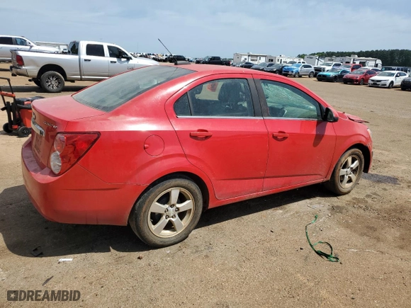 2016 Chevrolet Sonic LT with VIN 1G1JC5SH7G4167110, listed as a Copart auction lot 52095665 with 134,273 mi miles and Salvage Title. Bid and sale history available at carsss.com. Image 3.