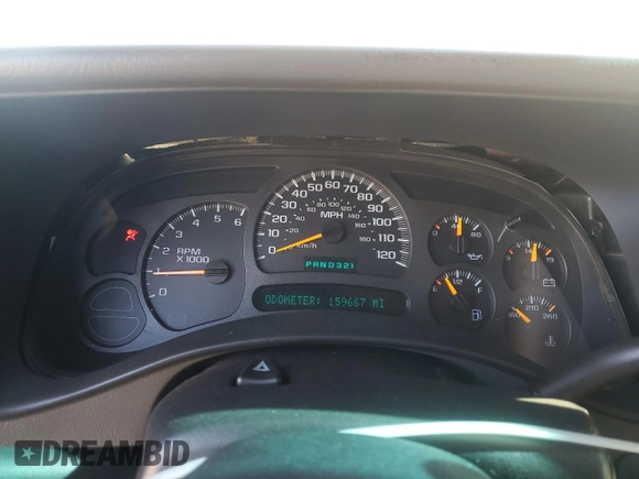 2004 GMC Yukon SLT with VIN 1GKEK13Z04R127059, listed as a Copart auction lot 87185164 with 159,667 mi miles and Salvage Title. Bid and sale history available at carsss.com. Image 9.