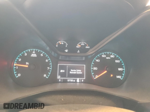 2021 Chevrolet Colorado 2WD LT with VIN 1GCGSCEA3M1295848, listed as a Copart auction lot 83054544 with 57,739 mi miles and Salvage Title. Bid and sale history available at carsss.com. Image 9.