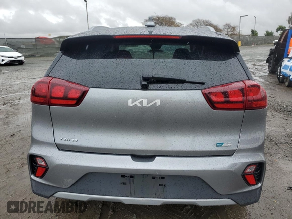 2022 Kia Niro LXS with VIN KNDCB3LC1N5541356, listed as a Copart auction lot 48810485 with 27,120 mi miles and Salvage Title. Bid and sale history available at carsss.com. Image 6.