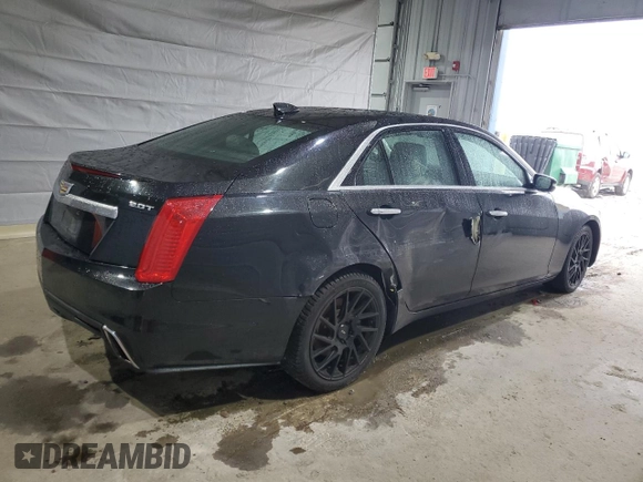 2018 Cadillac CTS Luxury AWD with VIN 1G6AX5SX3J0107605, listed as a Copart auction lot 55756235 with 113,375 mi miles and Salvage title. Bid and sale history available at DreamBid. Image 3.