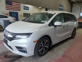 2018 Honda Odyssey Elite z VIN 5FNRL6H90JB014214, wystawiony jako Copart lot #56673515 z przebiegiem 118 566 mil mil oraz Szkoda całkowita • Salvage title. Historia ofert i sprzedaży dostępna na DreamBid. Obrazek 1.