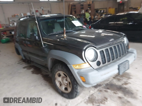 2005 Jeep Liberty Sport with VIN 1J4GL48KX5W691913, listed as a IAAI auction lot 41827572 with 169,313 mi miles and . Bid and sale history available at DreamBid. Image 1.