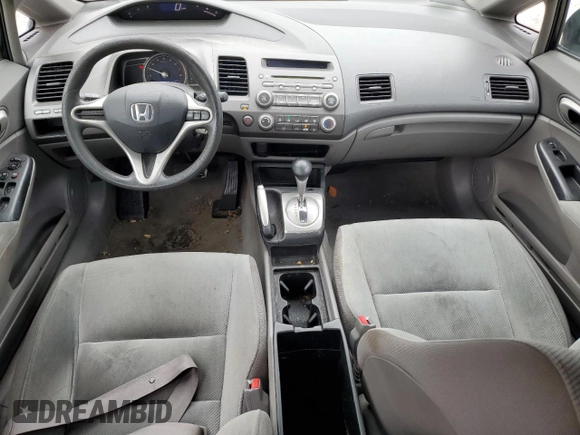 2011 Honda Civic LX with VIN 2HGFA1F53BH307727, listed as a Copart auction lot 57440754 with 153,689 mi miles and Salvage Title. Bid and sale history available at DreamBid. Image 8.