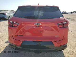 2022 Chevrolet Blazer RS с VIN 3GNKBERS1NS114973, выставлен на аукционе Copart как лот 52715415 с пробегом 42 591 миль миль и Списание • Salvage title. История ставок и продаж доступна на DreamBid. Изображение 6.