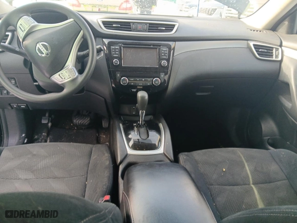 2015 Nissan Rogue SV with VIN 5N1AT2MV1FC915455, listed as a Copart auction lot 48066845 with 0 mi miles and Salvage Title. Bid and sale history available at carsss.com. Image 8.