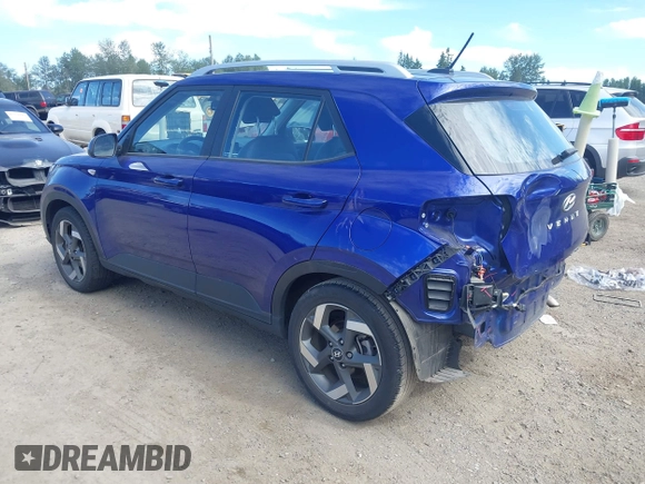 2023 Hyundai Venue SEL with VIN KMHRC8A34PU212064, listed as a IAAI auction lot 42387529 with 21,556 mi miles and . Bid and sale history available at DreamBid. Image 3.