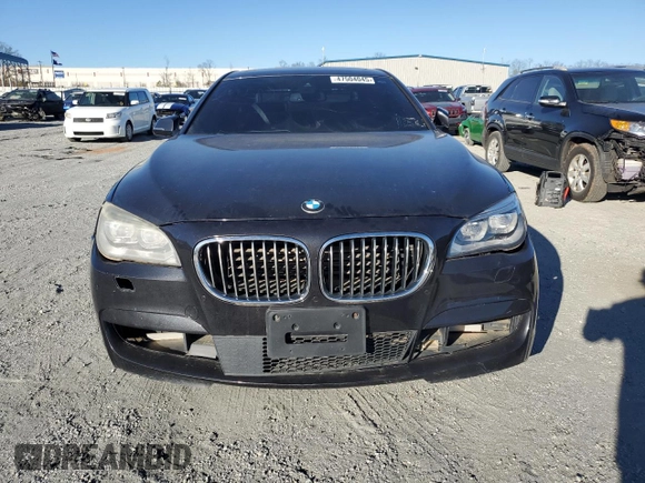 2015 BMW 7 Series 750Li xDrive with VIN WBAYF8C52FD654858, listed as a Copart auction lot 47504045 with 155,950 mi miles and Clean Title. Bid and sale history available at carsss.com. Image 5.