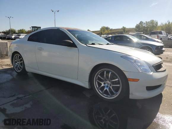 2006 Infiniti G35 Coupe with VIN JNKCV54E06M712557, listed as a Copart auction lot 73162254 with 160,450 mi miles and Clean Title. Bid and sale history available at carsss.com. Image 4.