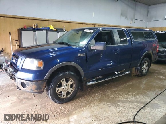 2008 Ford F-150 XLT with VIN 1FTPX14V28FB68852, listed as a Copart auction lot 50180035 with 142,221 mi miles and Clean Title. Bid and sale history available at carsss.com. Image 1.
