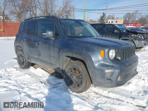 2020 Jeep Renegade Latitude z VIN ZACNJBBB3LPL87460, wystawiony jako IAAI lot #41547700 z przebiegiem 75 000 mil mil oraz . Historia ofert i sprzedaży dostępna na DreamBid. Obrazek 1.