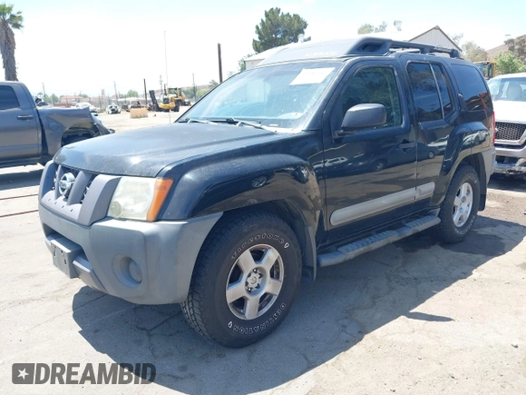 2005 Nissan Xterra S with VIN 5N1AN08U95C644448, listed as a IAAI auction lot 42087541 with 203,191 mi miles. Bid and sale history available at carsss.com. Image 2.