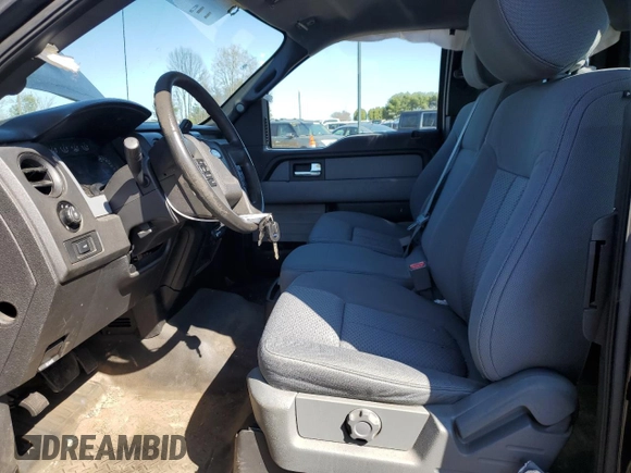 2014 Ford F-150 XL with VIN 1FTFX1EF1EFA81359, listed as a Copart auction lot 53727195 with 199,059 mi miles and Salvage Title. Bid and sale history available at DreamBid. Image 7.