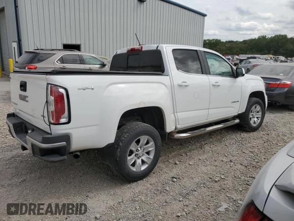 2016 GMC Canyon 4WD SLE with VIN 1GTG6CE37G1118407, listed as a Copart auction lot 71991644 with 79,515 mi miles and Salvage Title. Bid and sale history available at carsss.com. Image 3.