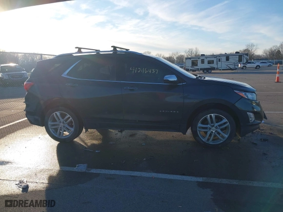 2018 Chevrolet Equinox Premier with VIN 2GNAXWEX7J6139051, listed as a IAAI auction lot 41216437 with 105,453 mi miles. Bid and sale history available at carsss.com. Image 13.