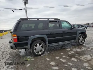 2002 Chevrolet Suburban Z71 with VIN 3GNFK16Z72G295734, listed as a Copart auction lot 45763225 with 197,205 mi miles and Salvage Title. Bid and sale history available at carsss.com. Image 3.