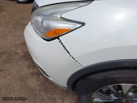 2016 Nissan Murano S with VIN 5N1AZ2MG7GN135661, listed as a IAAI auction lot 41886263 with 96,105 mi miles. Bid and sale history available at carsss.com. Image 6.