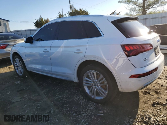 2020 Audi Q5 Premium Plus with VIN WA1BNAFYXL2032650, listed as a Copart auction lot 50775665 with 44,100 mi miles and Salvage title. Bid and sale history available at DreamBid. Image 2.