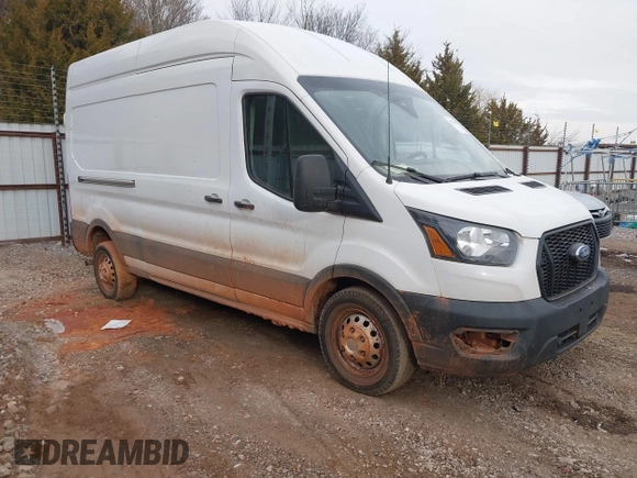 2023 Ford Transit Cargo with VIN 1FTBR2X8XPKB02099, listed as a IAAI auction lot 41576034 with 52,070 mi miles and . Bid and sale history available at DreamBid. Image 1.