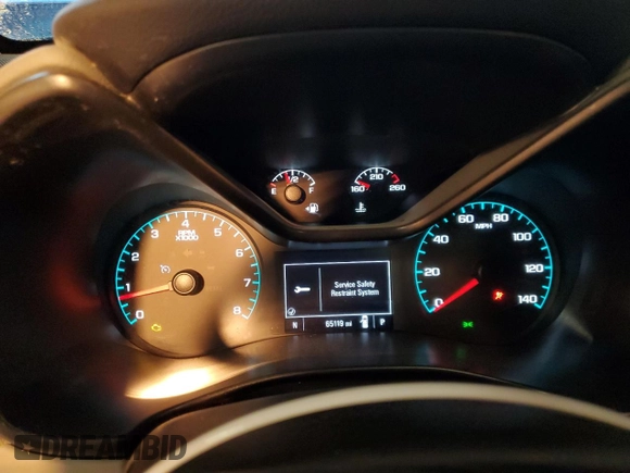 2022 Chevrolet Colorado 2WD Work Truck with VIN 1GCGSBEA0N1320488, listed as a Copart auction lot 51706655 with 65,119 mi miles and Salvage title. Bid and sale history available at DreamBid. Image 9.